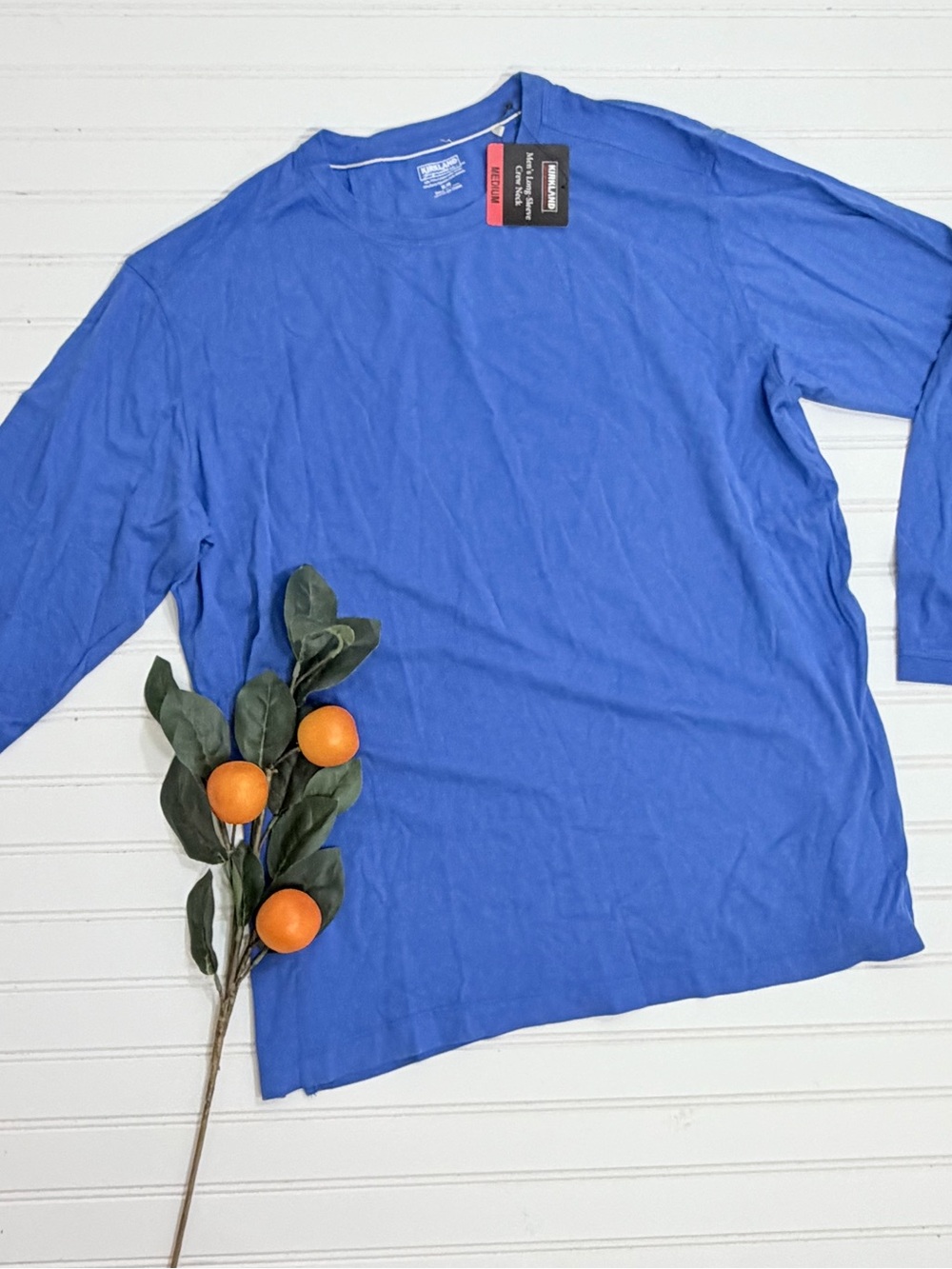 Kirkland Signature Bright Long Sleeve Crew Neck Shirt